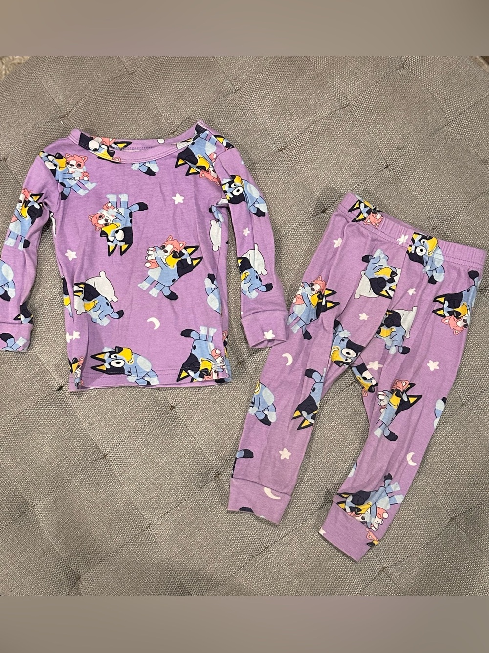 Purple Bluey Pajama Set